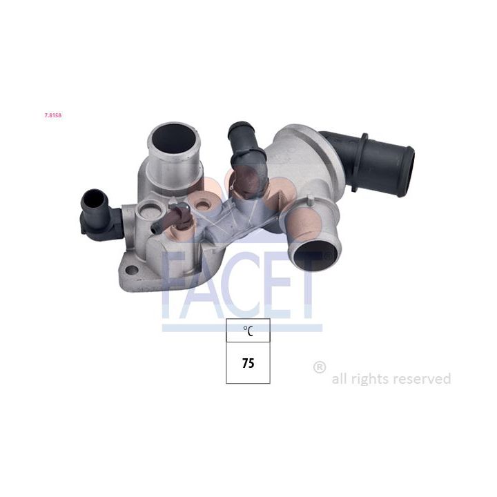 Termostatas, aušinimo skystis FACET 7.8158