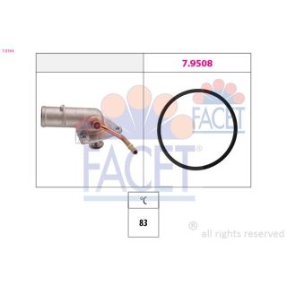 Termostatas, aušinimo skystis FACET 7.8164