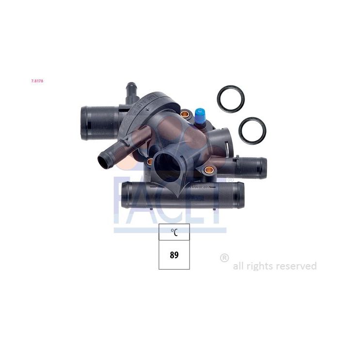 Termostatas, aušinimo skystis FACET 7.8178