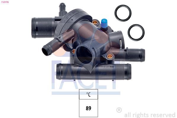 Termostatas, aušinimo skystis FACET 7.8178