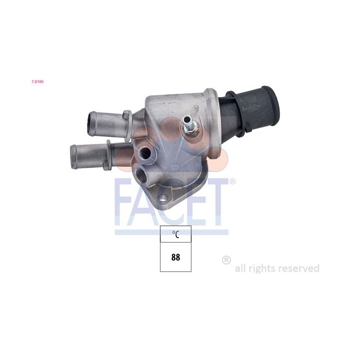 Termostatas, aušinimo skystis FACET 7.8190