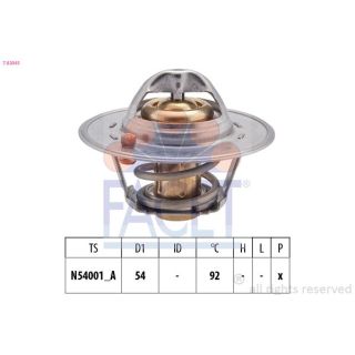 Termostatas, aušinimo skystis FACET 7.8204S