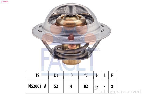 Termostatas, aušinimo skystis FACET 7.8229S
