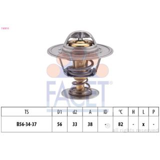 Termostatas, aušinimo skystis FACET 7.8251S