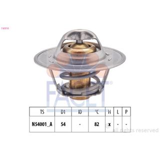Termostatas, aušinimo skystis FACET 7.8273S