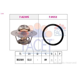 Termostatas, aušinimo skystis FACET 7.8290