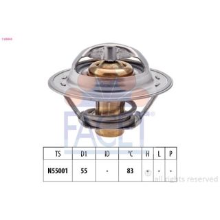Termostatas, aušinimo skystis FACET 7.8304S