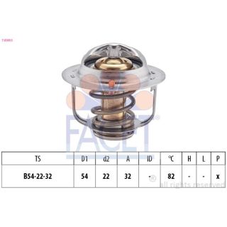 Termostatas, aušinimo skystis FACET 7.8305S