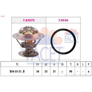 Termostatas, aušinimo skystis FACET 7.8307