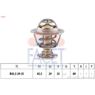 Termostatas, aušinimo skystis FACET 7.8389S