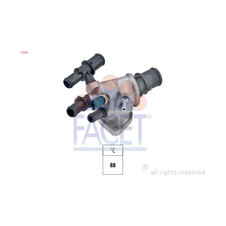 Termostatas, aušinimo skystis FACET 7.8405