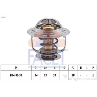 Termostatas, aušinimo skystis FACET 7.8414S