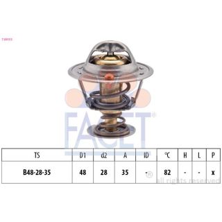Termostatas, aušinimo skystis FACET 7.8415S