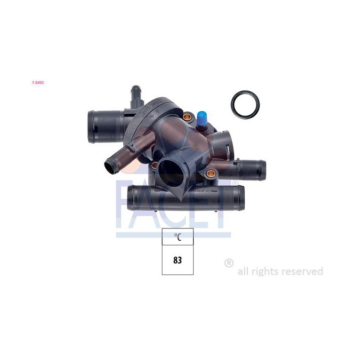 Termostatas, aušinimo skystis FACET 7.8492