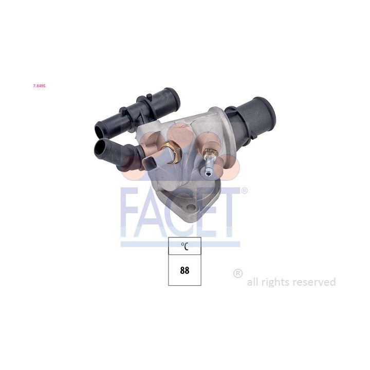 Termostatas, aušinimo skystis FACET 7.8495