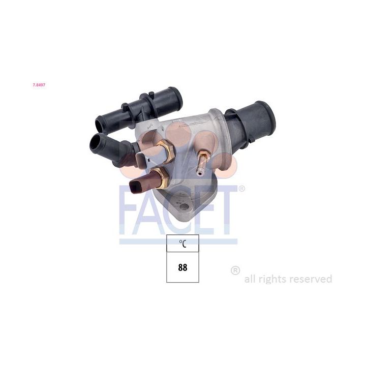 Termostatas, aušinimo skystis FACET 7.8497