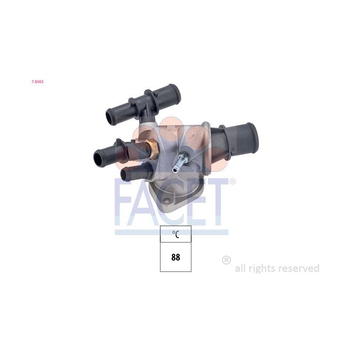 Termostatas, aušinimo skystis FACET 7.8563