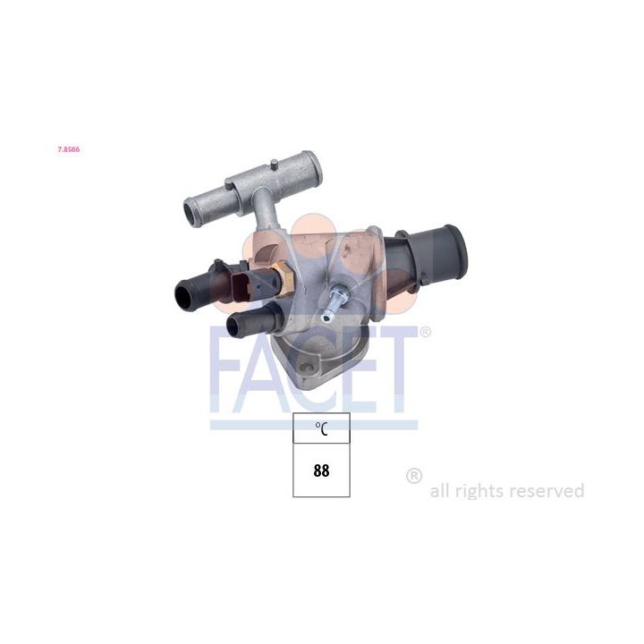 Termostatas, aušinimo skystis FACET 7.8566