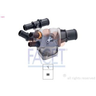 Termostatas, aušinimo skystis FACET 7.8571