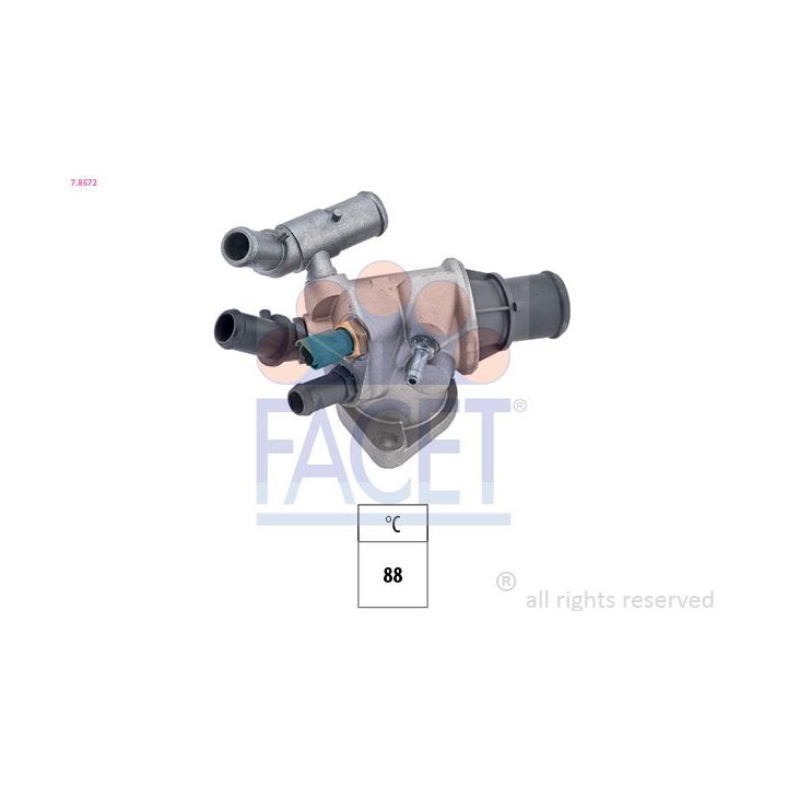 Termostatas, aušinimo skystis FACET 7.8572