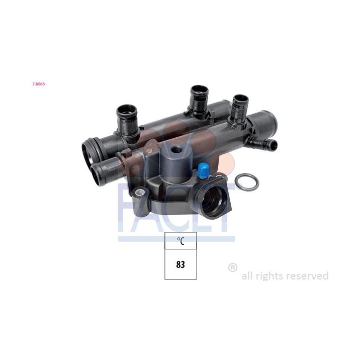 Termostatas, aušinimo skystis FACET 7.8666