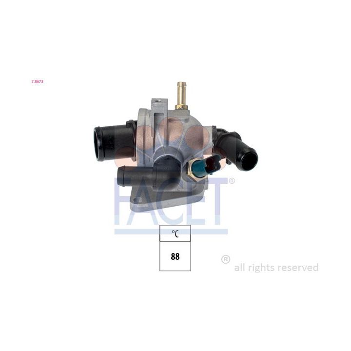 Termostatas, aušinimo skystis FACET 7.8673