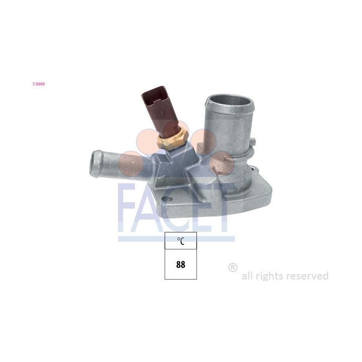 Termostatas, aušinimo skystis FACET 7.8699