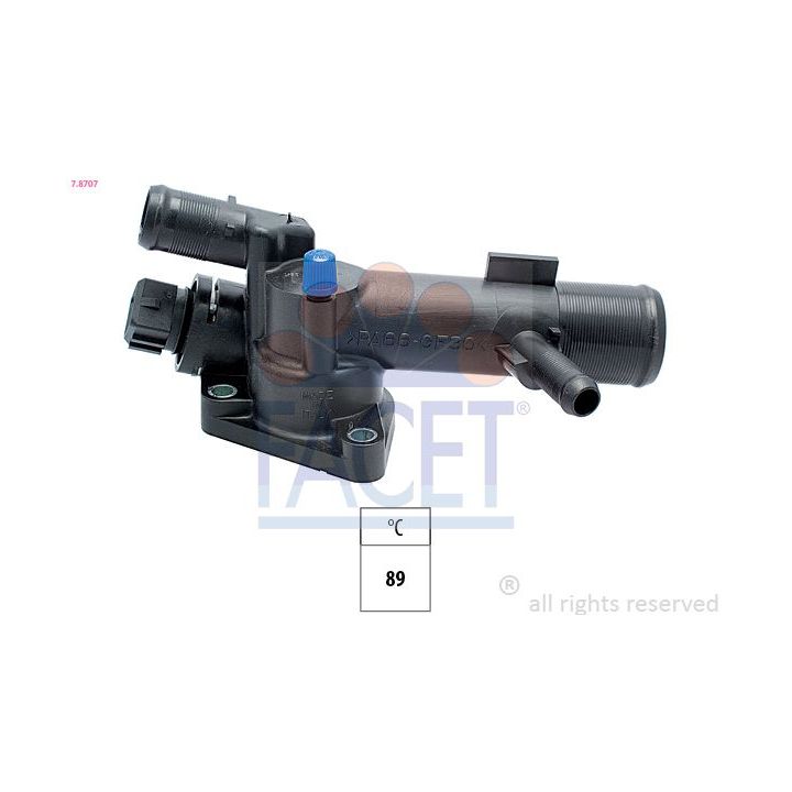 Termostatas, aušinimo skystis FACET 7.8707