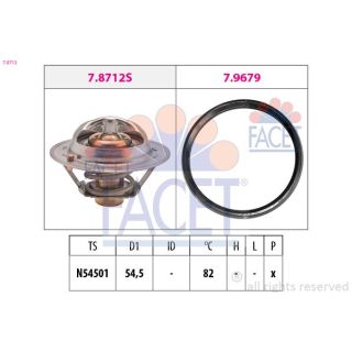 Termostatas, aušinimo skystis FACET 7.8712