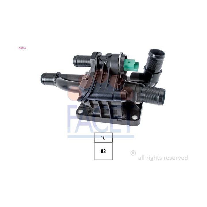 Termostatas, aušinimo skystis FACET 7.8734