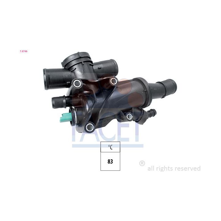 Termostatas, aušinimo skystis FACET 7.8748