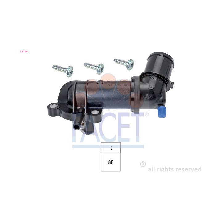 Termostatas, aušinimo skystis FACET 7.8786