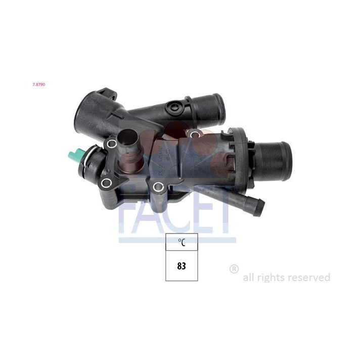 Termostatas, aušinimo skystis FACET 7.8790