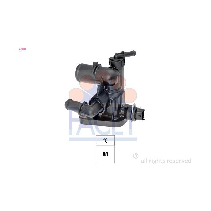 Termostatas, aušinimo skystis FACET 7.8809