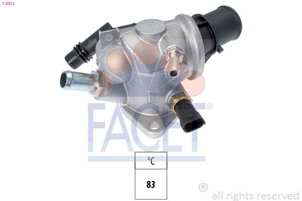 Termostatas, aušinimo skystis FACET 7.8812