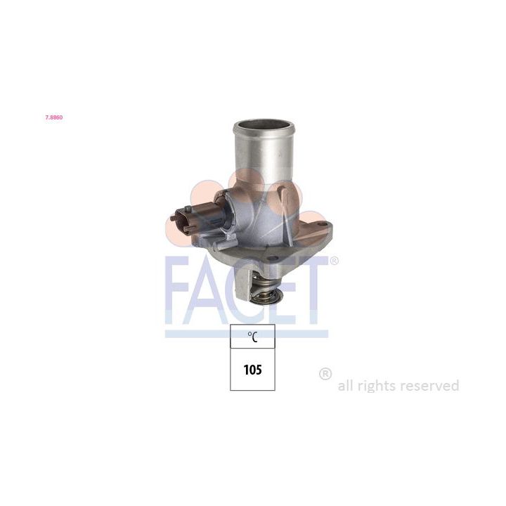 Termostatas, aušinimo skystis FACET 7.8860