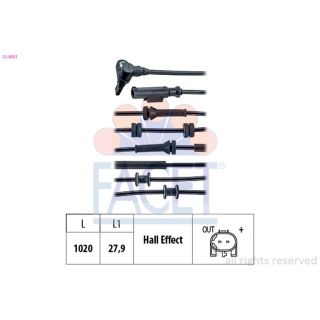 Jutiklis, rato greitis FACET 21.0021