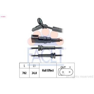 Jutiklis, rato greitis FACET 21.0024