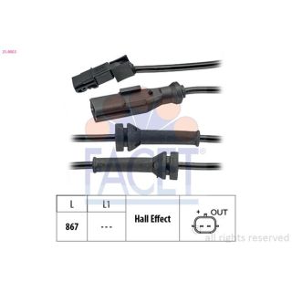 Jutiklis, rato greitis FACET 21.0053