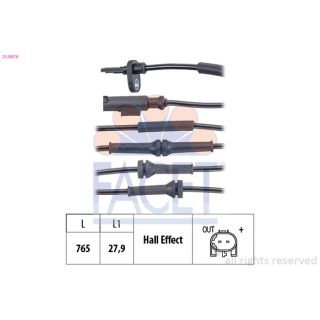 Jutiklis, rato greitis FACET 21.0074