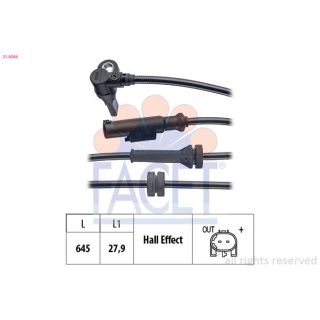 Jutiklis, rato greitis FACET 21.0086