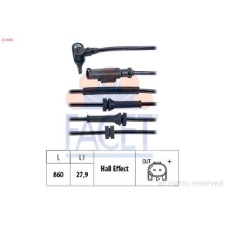 Jutiklis, rato greitis FACET 21.0098