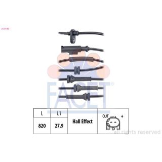 Jutiklis, rato greitis FACET 21.0140