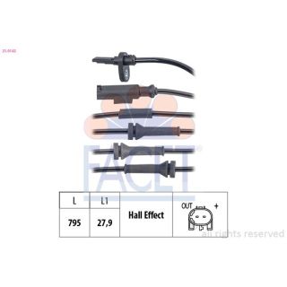 Jutiklis, rato greitis FACET 21.0142