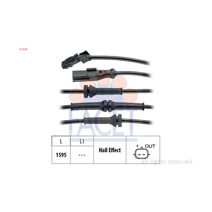 Jutiklis, rato greitis FACET 21.0145