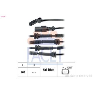 Jutiklis, rato greitis FACET 21.0146