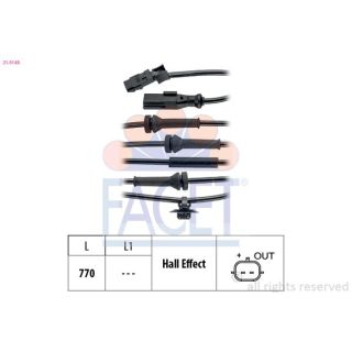 Jutiklis, rato greitis FACET 21.0148