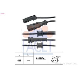 Jutiklis, rato greitis FACET 21.0154