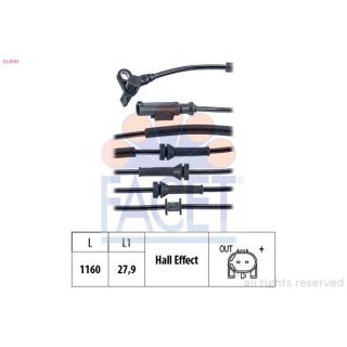 Jutiklis, rato greitis FACET 21.0161