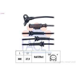 Jutiklis, rato greitis FACET 21.0163